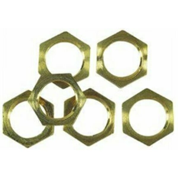 Westinghouse Brass Locknuts-1/8Ip 12/Pk, 12Pk 70172